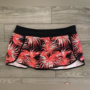 Swim by Cacique|Tropical Coral floral print skirt swim bottom, size 20•••Plus